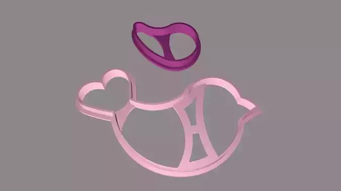 Bird Cookie Cutter Set 3 5 and 7cm