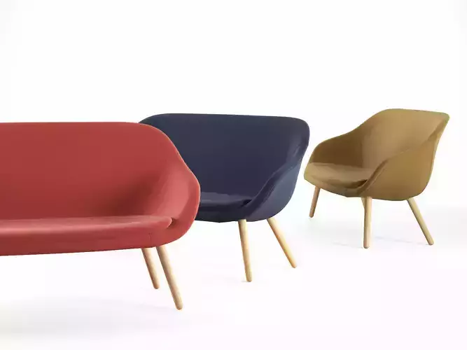 About a Lounge Sofa 3D model
