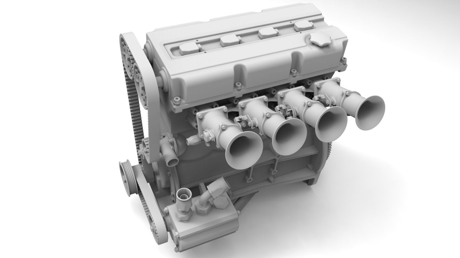 Race Engine 2000 3D model_4