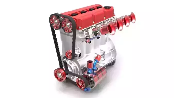 Race Engine 2000 3D model