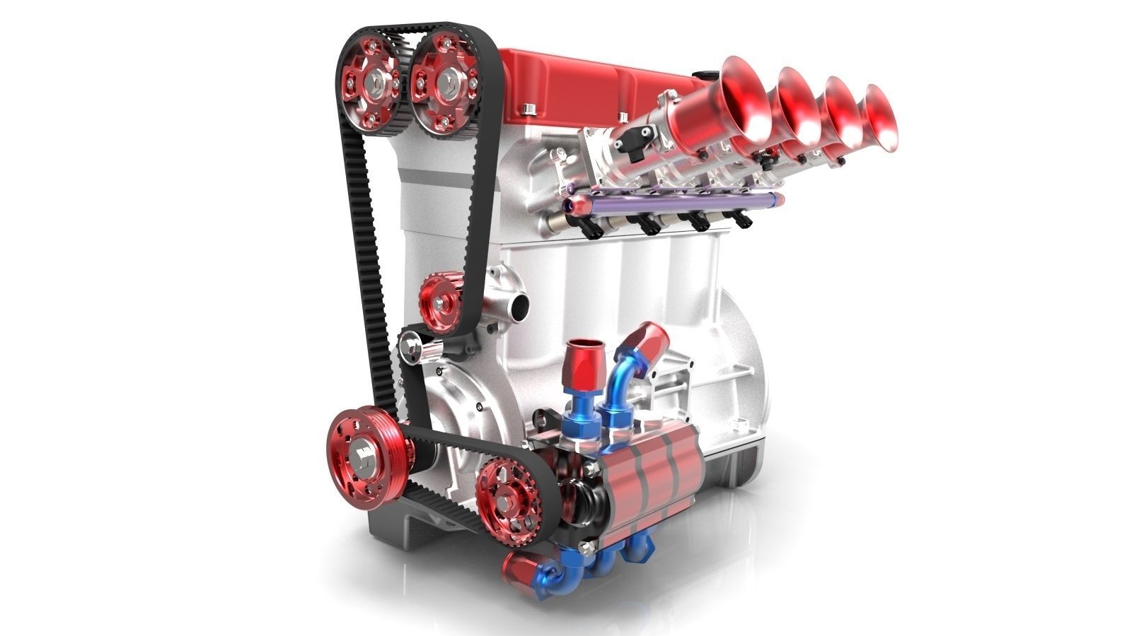 Race Engine 2000 3D model_1