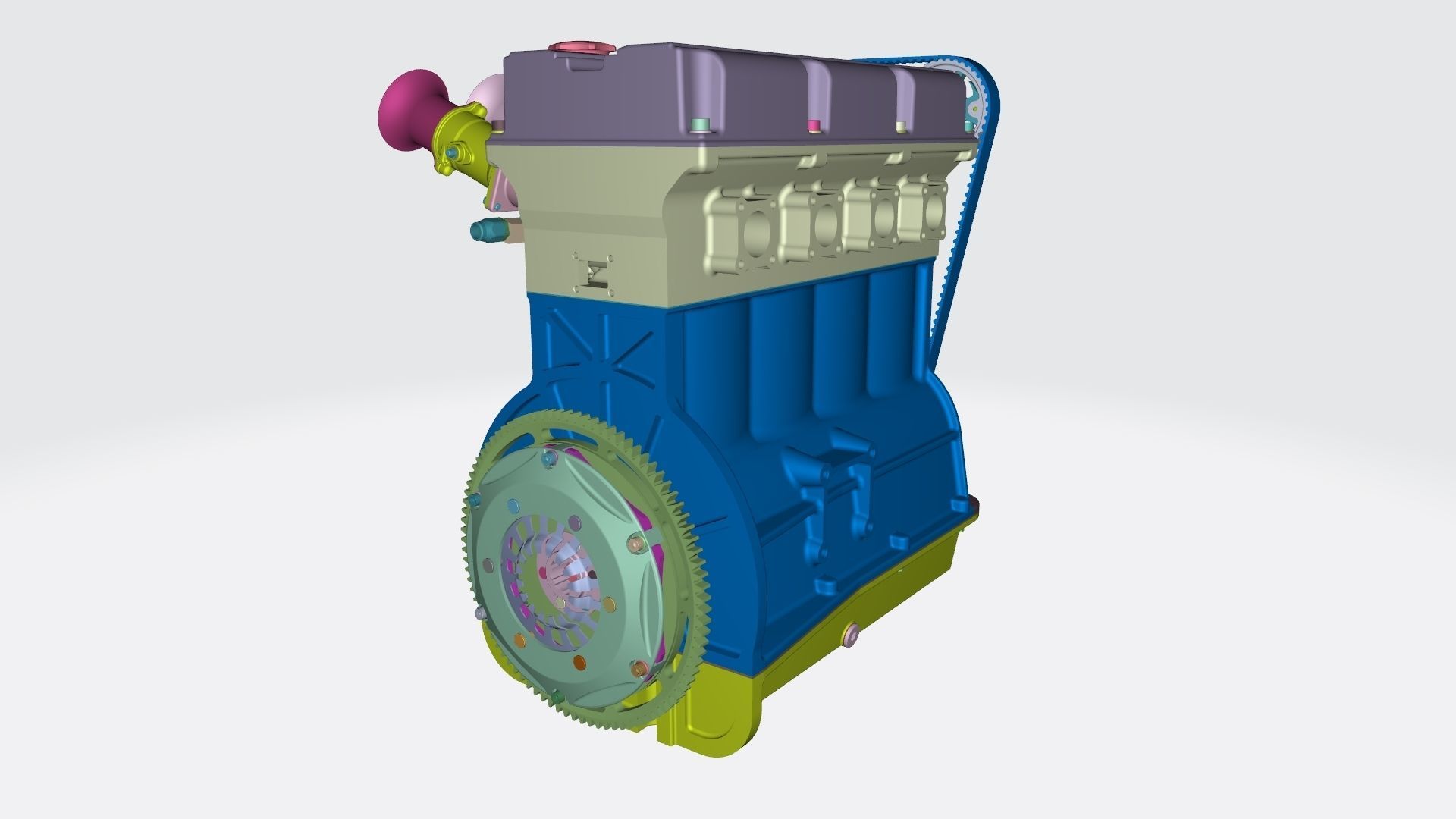 Race Engine 2000 3D model_22