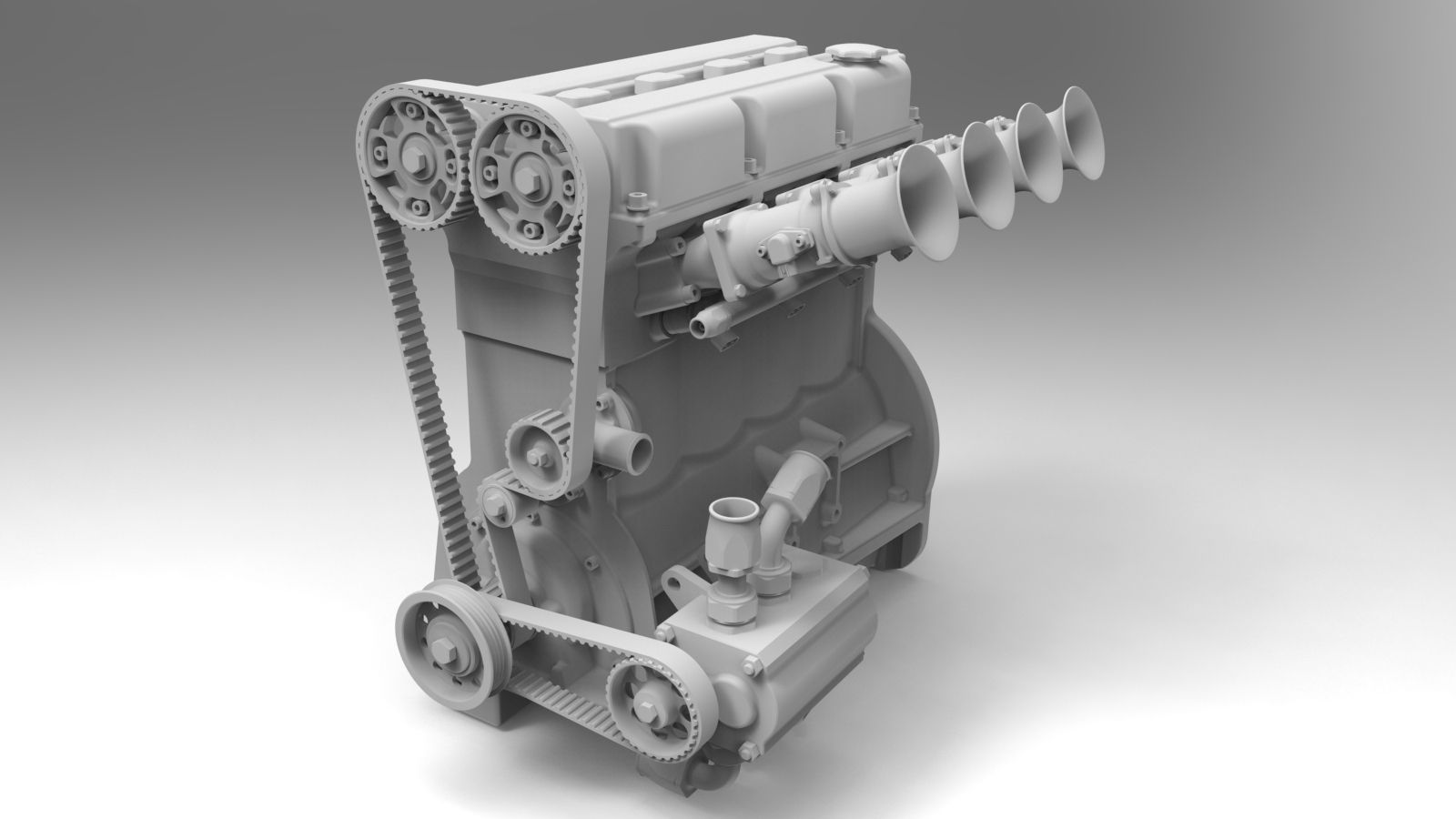 Race Engine 2000 3D model_3