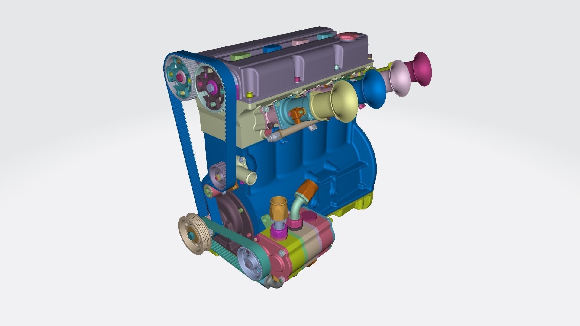 Race Engine 2000 3D model_19