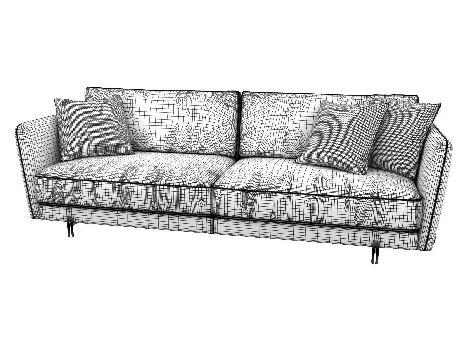 Conrad Sofa 260 3D model_4