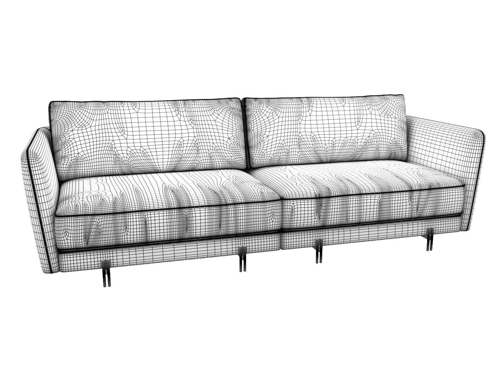 Conrad Sofa 260 3D model_5
