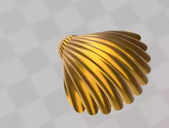 shell from the beach easy to print 3D print model