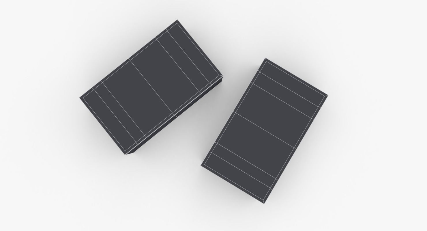 US Rations Wooden Boxes WWII Low-poly 3D model_16