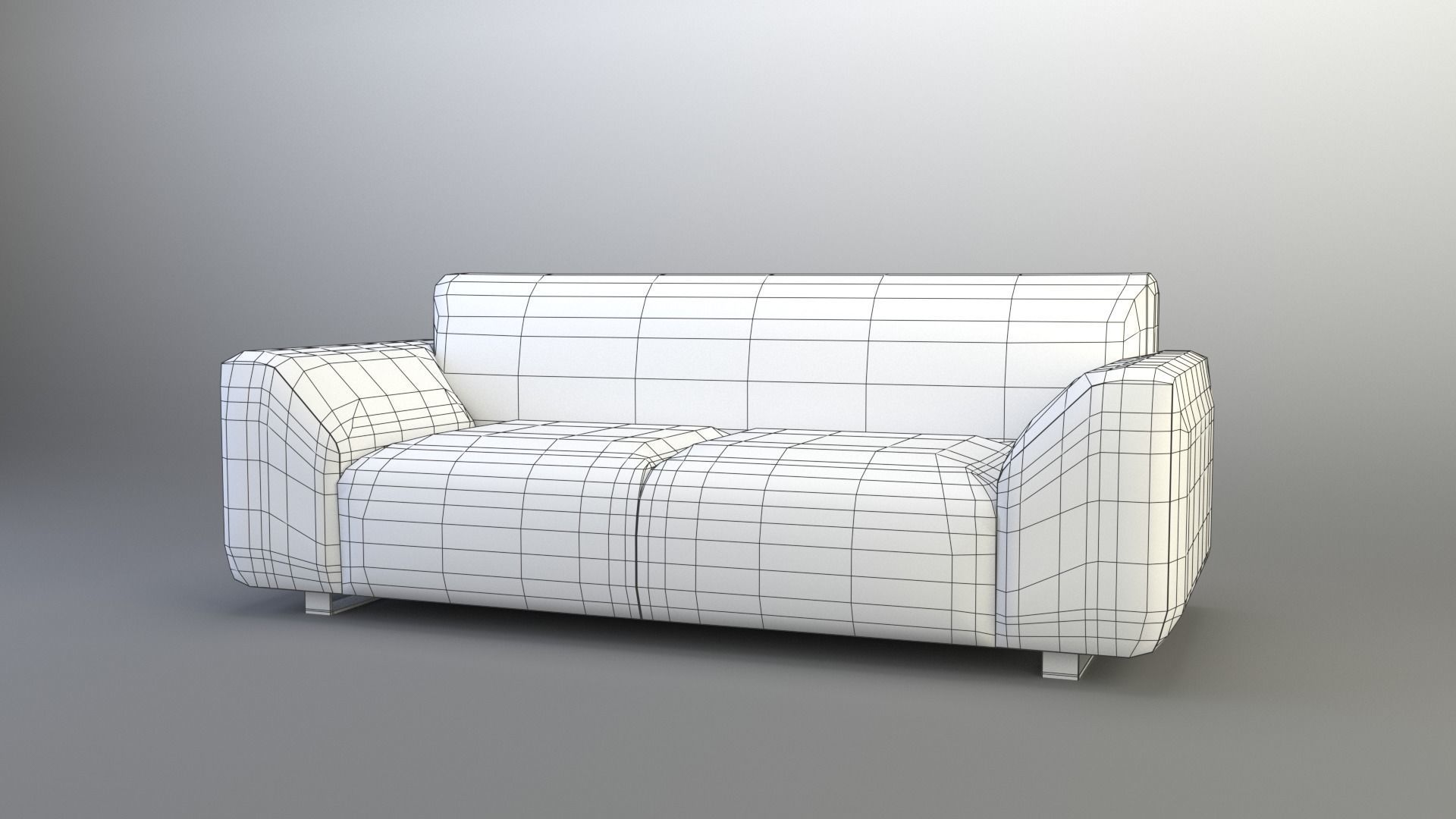 Sofa Model No 02 3D model_7
