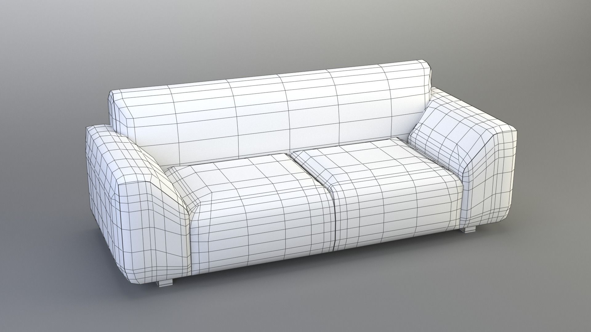 Sofa Model No 02 3D model_6