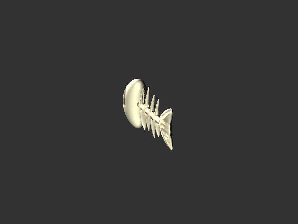 Fish skeletoon 3D print 3D print model_41