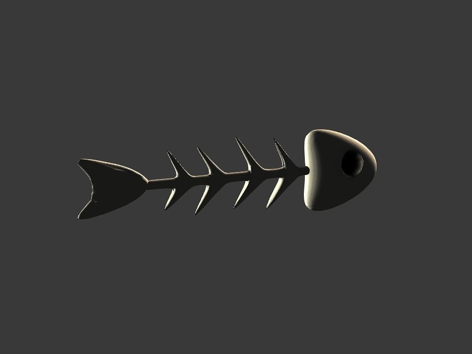 Fish skeletoon 3D print 3D print model_45