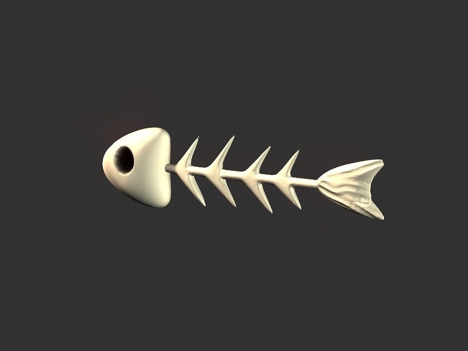Fish skeletoon 3D print 3D print model_23