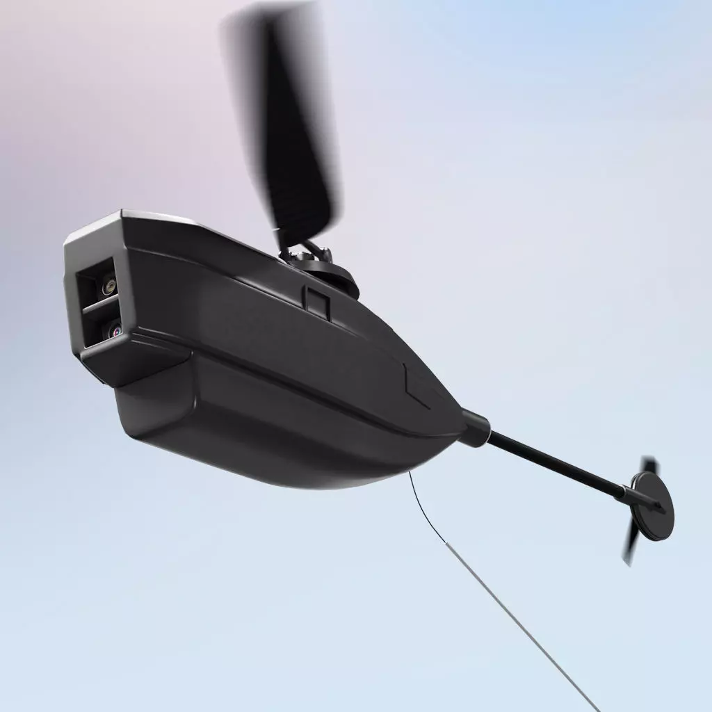 3D Render Black Hornet 2 PRS PD 100 Nano UAV Micro Drone 3D model