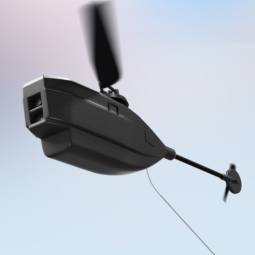 3D Render Black Hornet 2 PRS PD 100 Nano UAV Micro Drone
