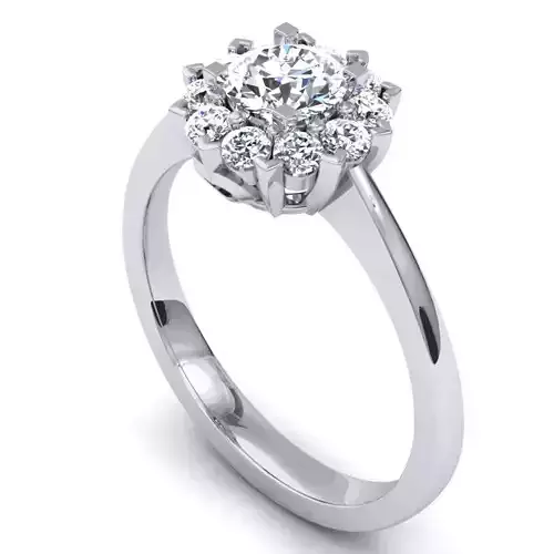 RINGG41 engagement ring with diamonds