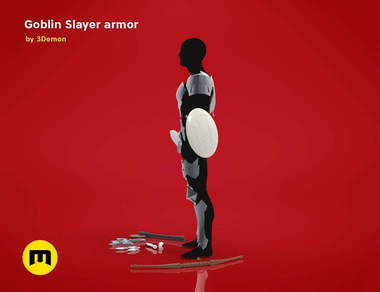 Goblin Slayer Armor and Weapons 3D print model_46