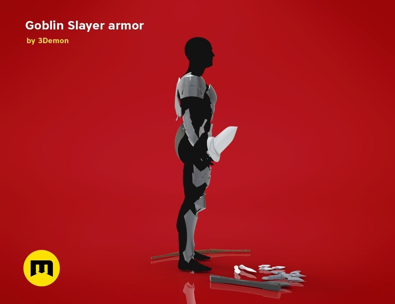 Goblin Slayer Armor and Weapons 3D print model_45