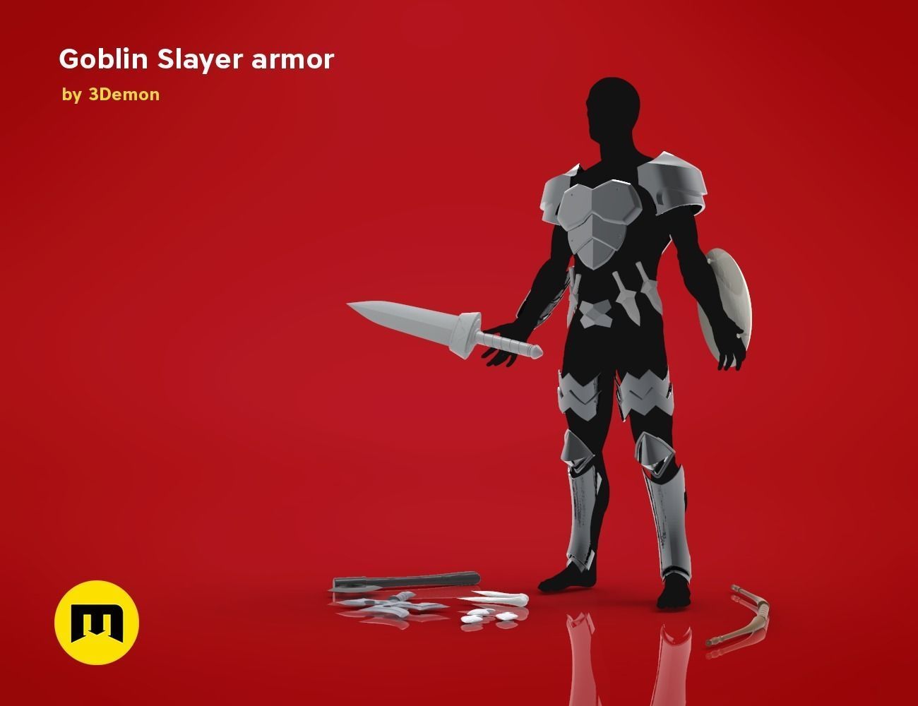 Goblin Slayer Armor and Weapons 3D print model_22