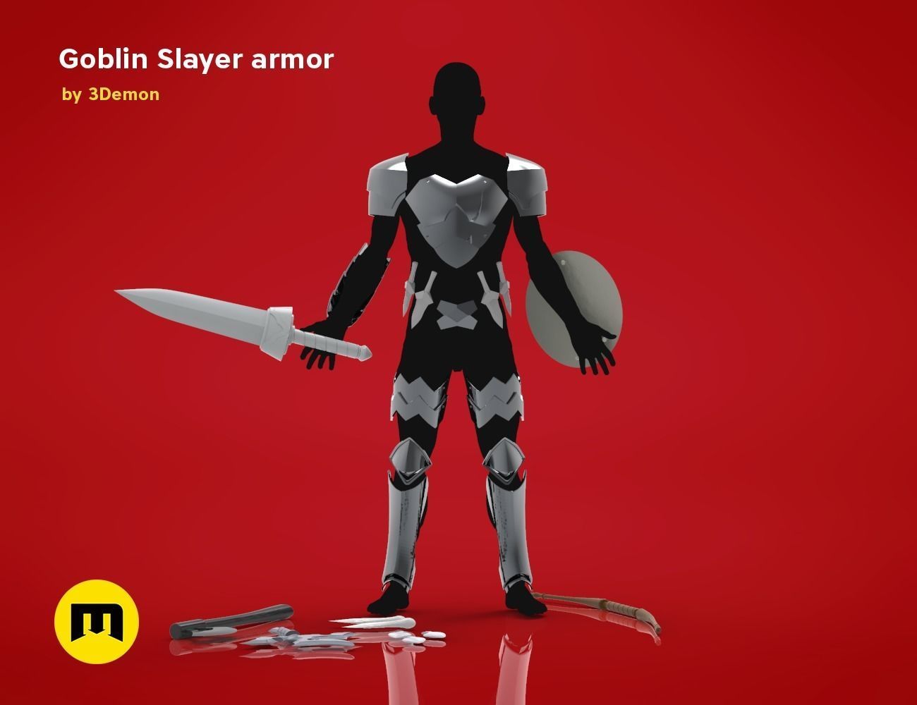 Goblin Slayer Armor and Weapons 3D print model_1