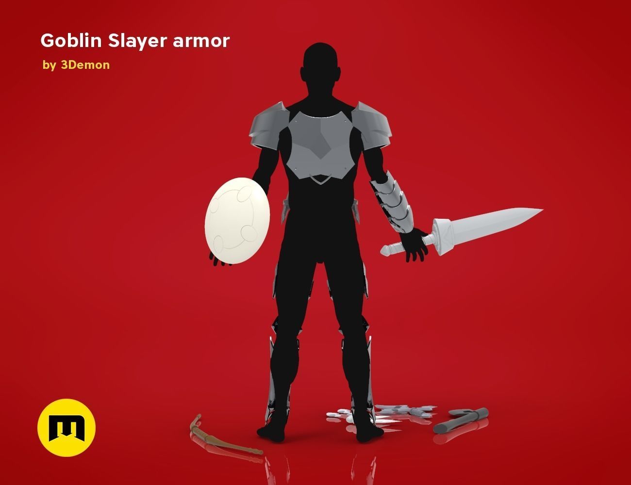 Goblin Slayer Armor and Weapons 3D print model_48