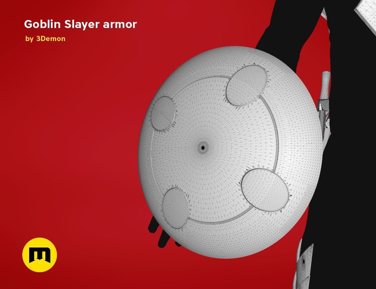 Goblin Slayer Armor and Weapons 3D print model_13