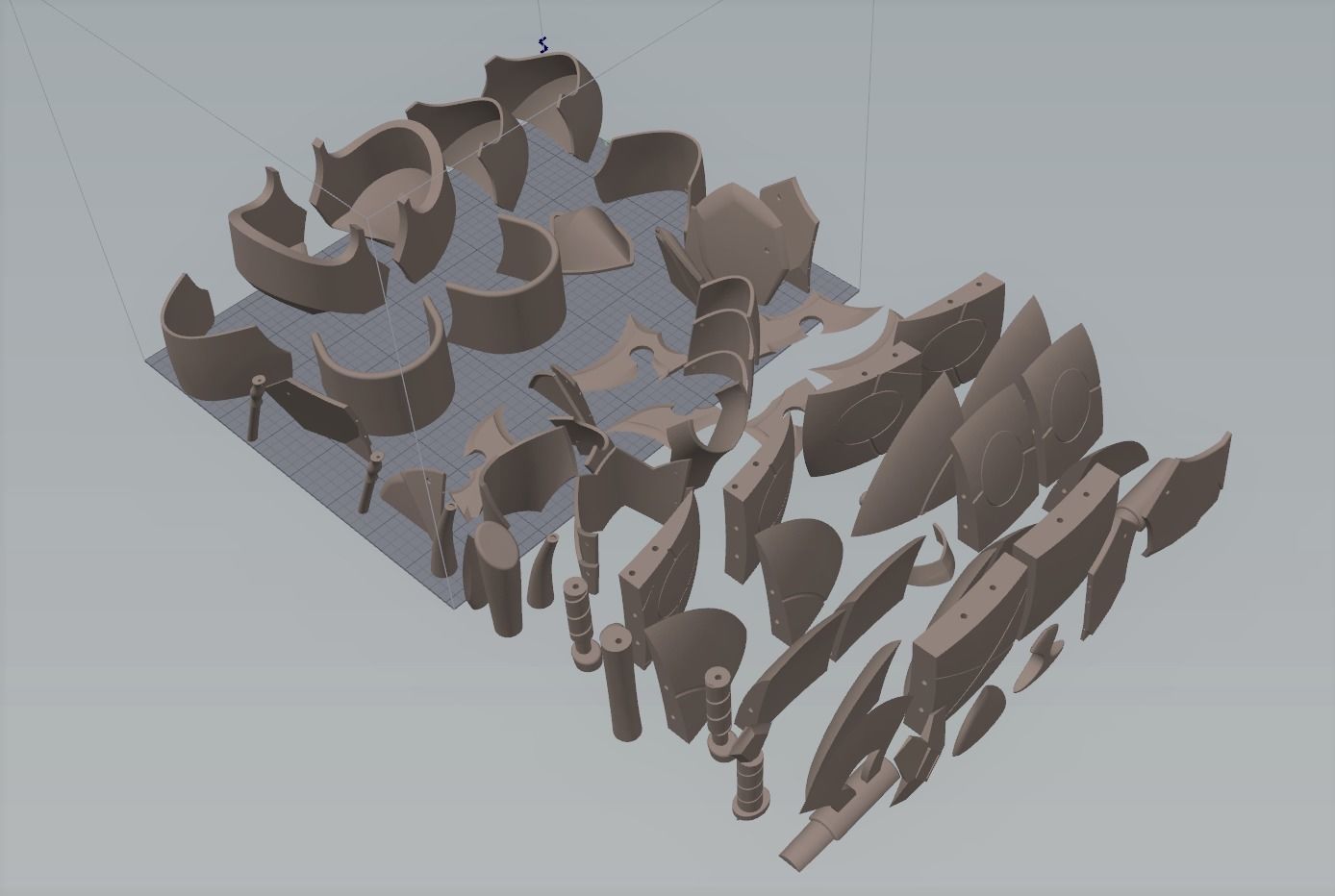 Goblin Slayer Armor and Weapons 3D print model_4
