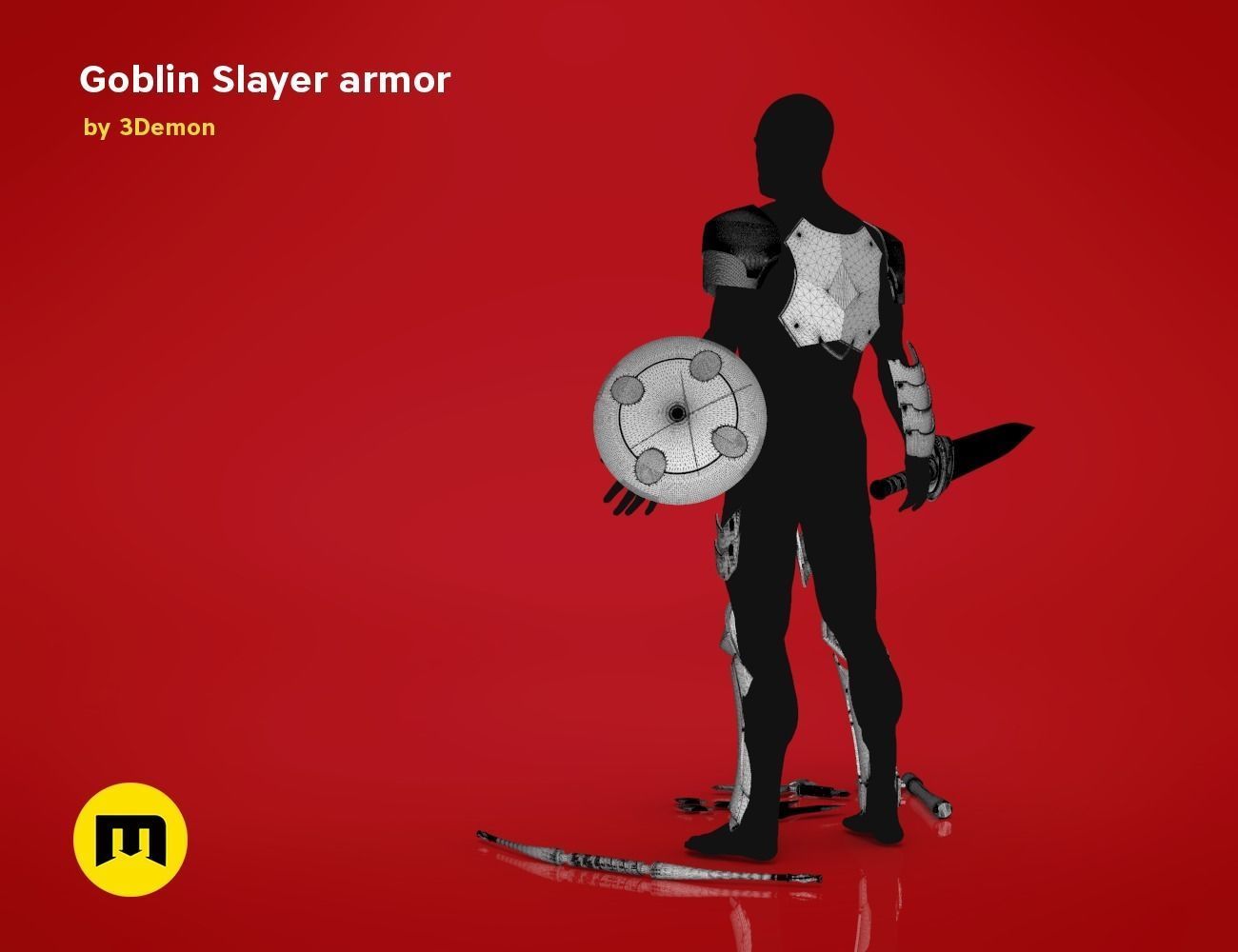 Goblin Slayer Armor and Weapons 3D print model_42