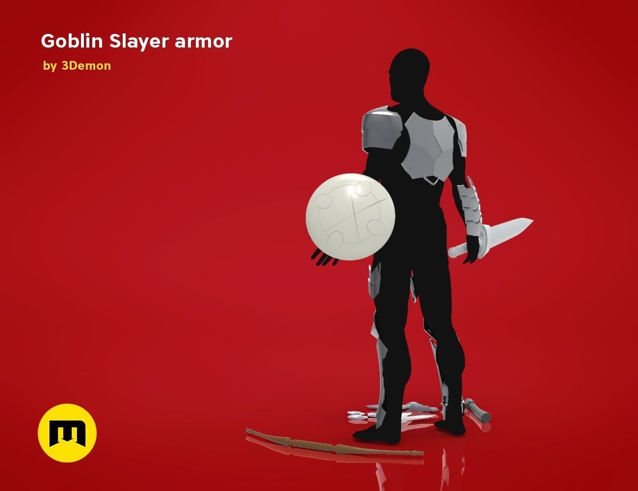 Goblin Slayer Armor and Weapons 3D print model_47