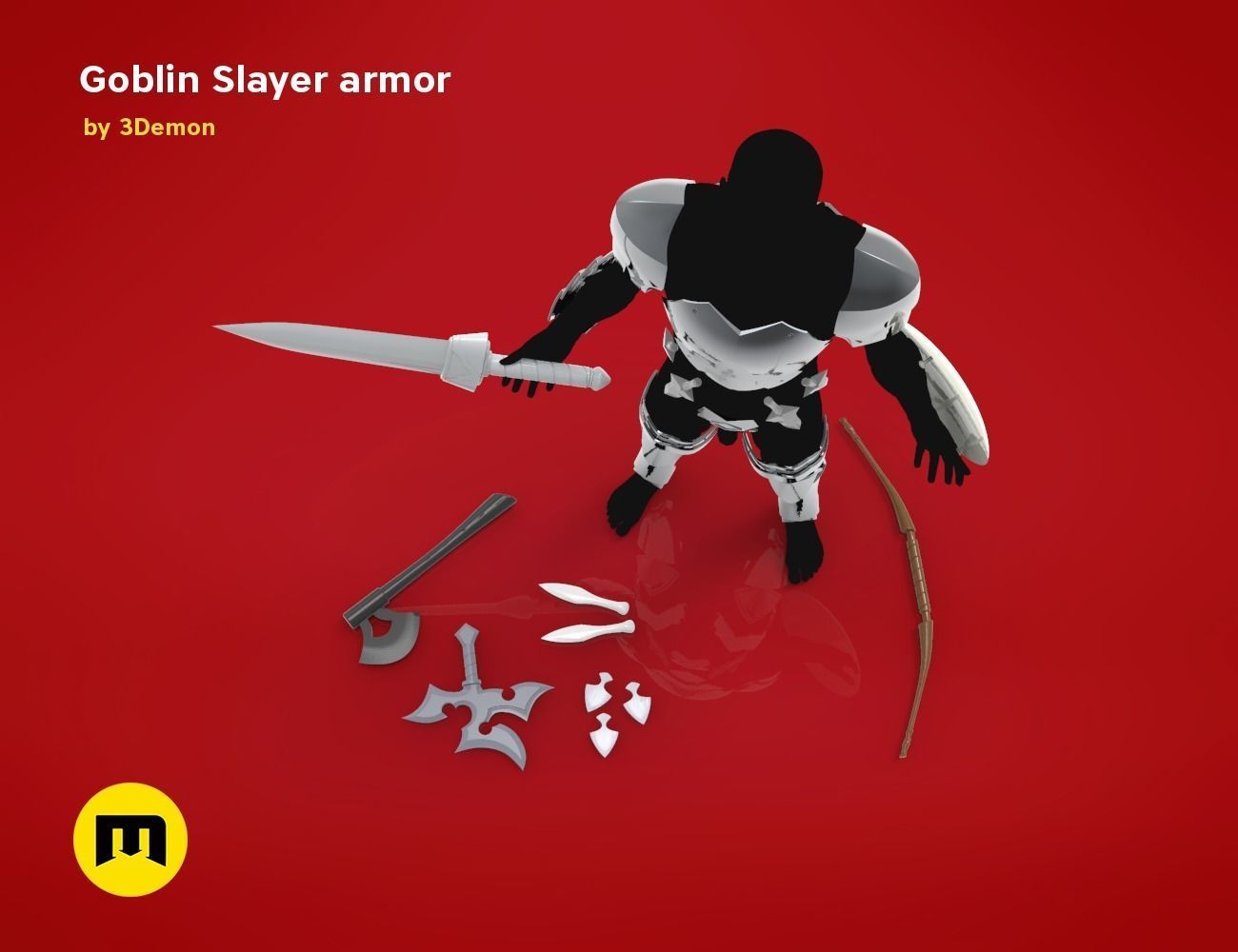 Goblin Slayer Armor and Weapons 3D print model_49