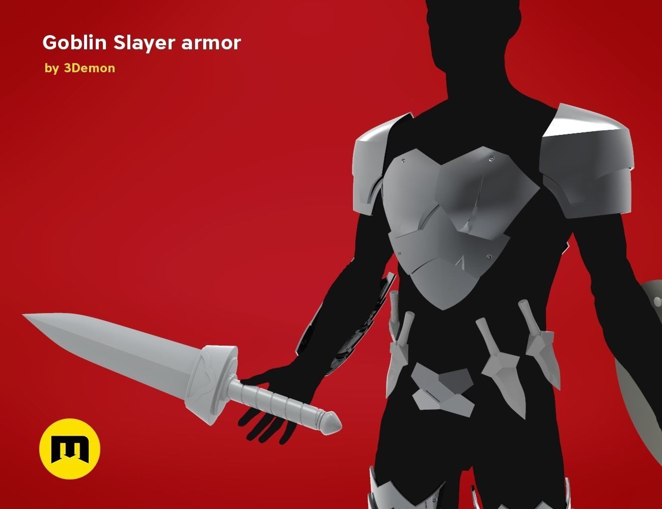 Goblin Slayer Armor and Weapons 3D print model_30