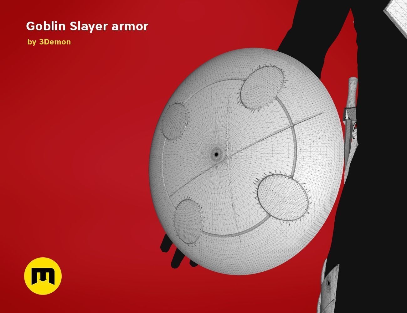Goblin Slayer Armor and Weapons 3D print model_36