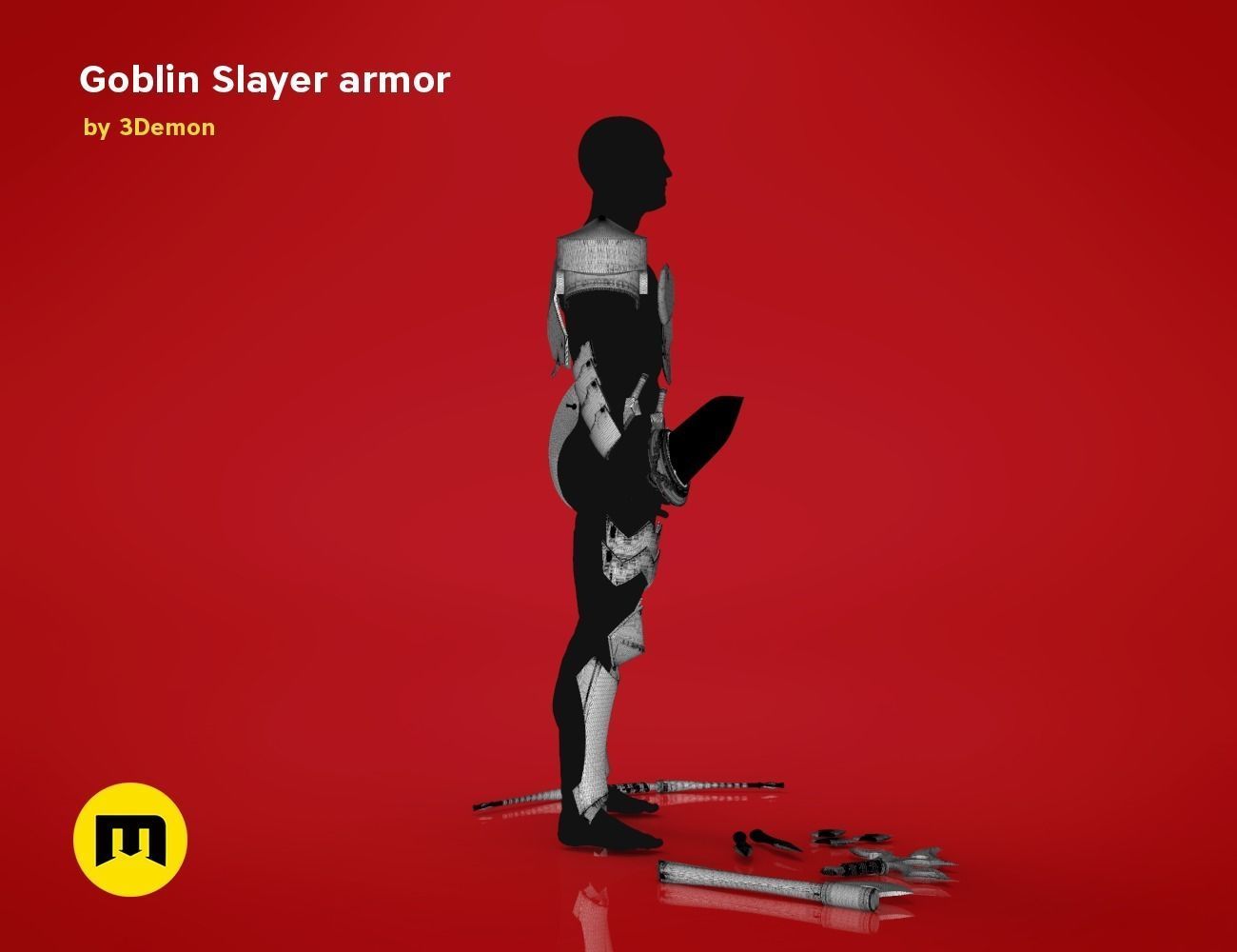 Goblin Slayer Armor and Weapons 3D print model_20