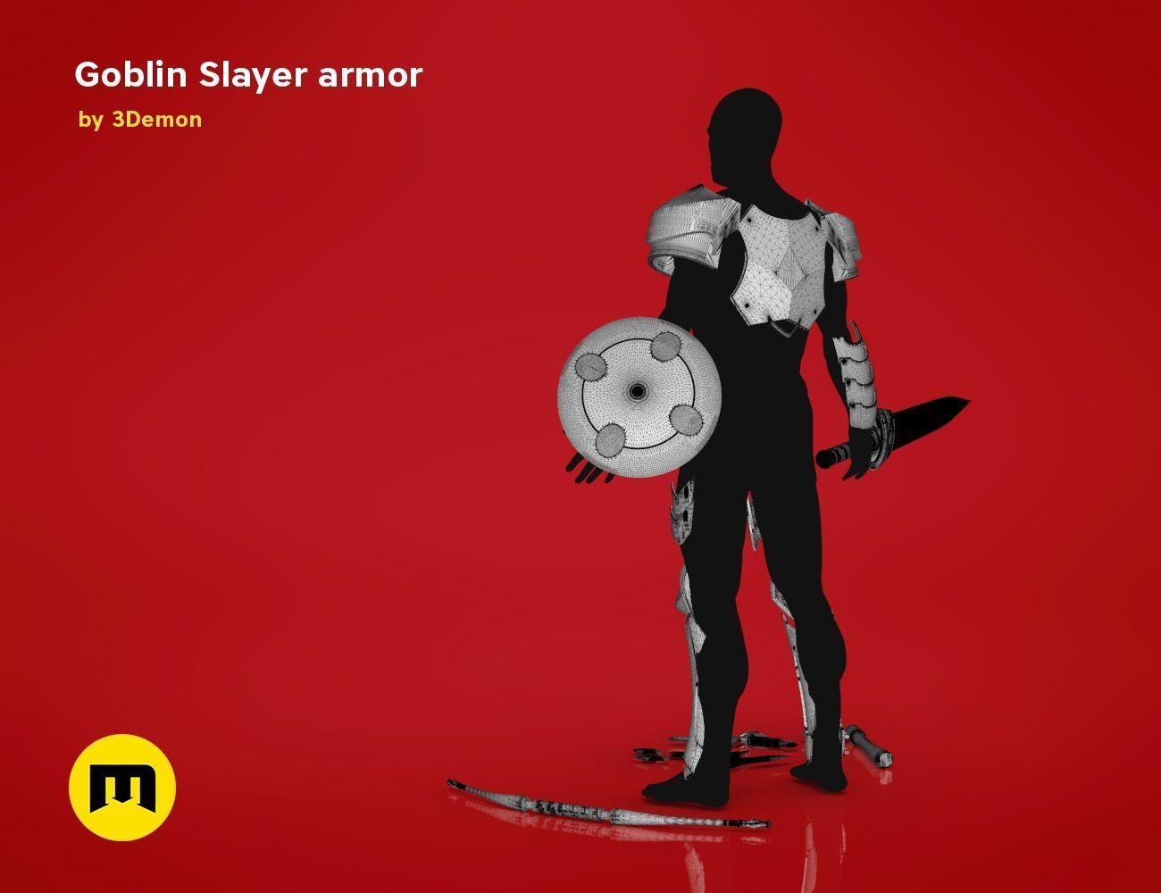 Goblin Slayer Armor and Weapons 3D print model_24