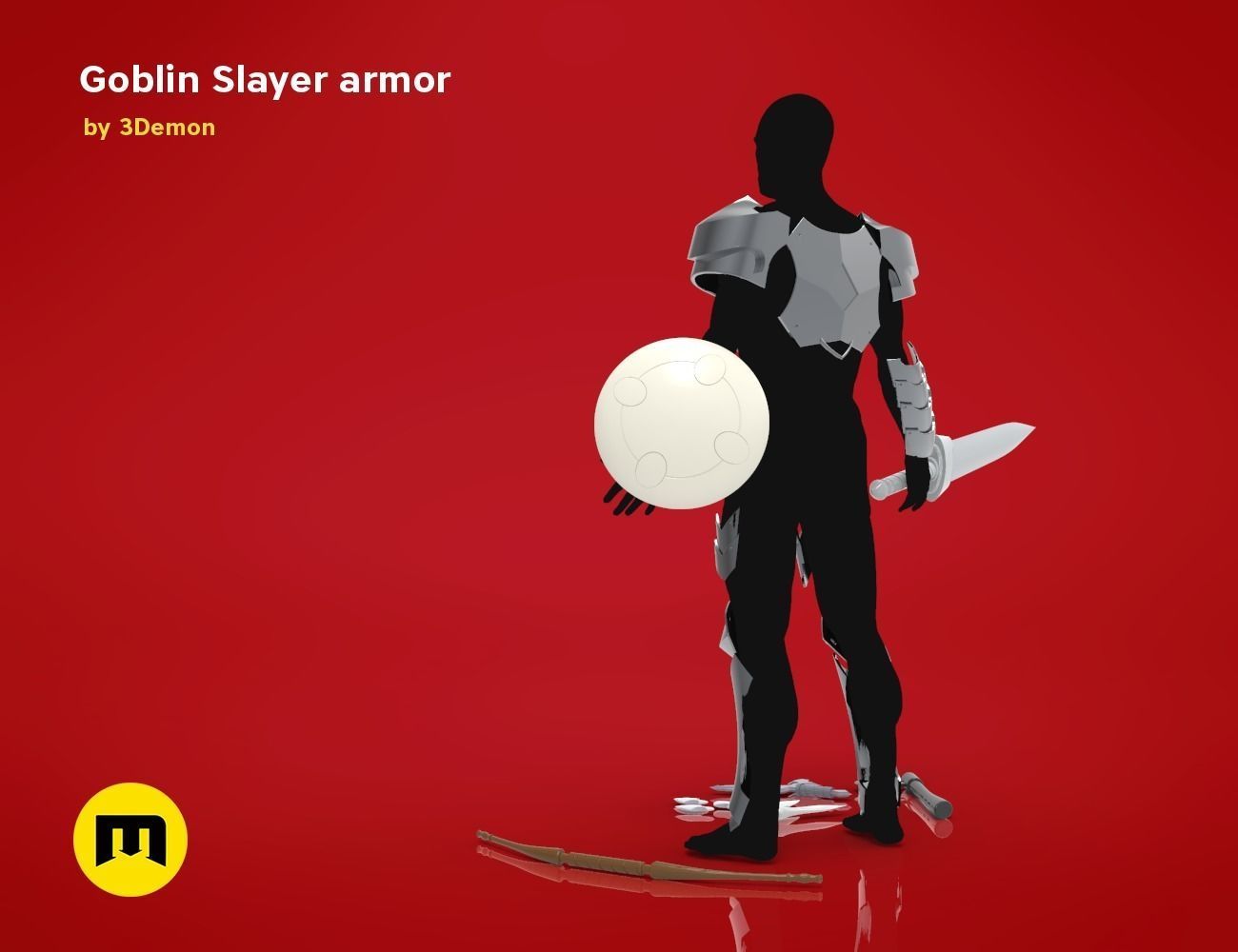 Goblin Slayer Armor and Weapons 3D print model_23