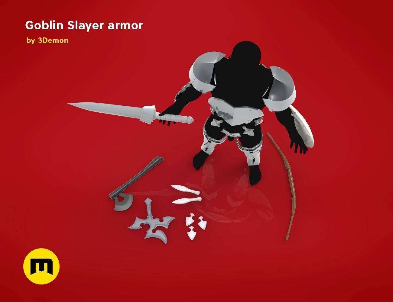 Goblin Slayer Armor and Weapons 3D print model_26