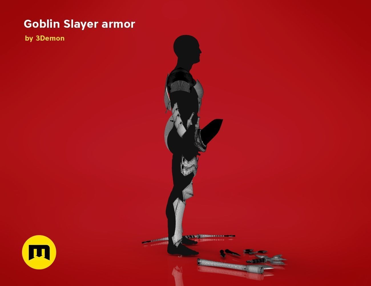Goblin Slayer Armor and Weapons 3D print model_38