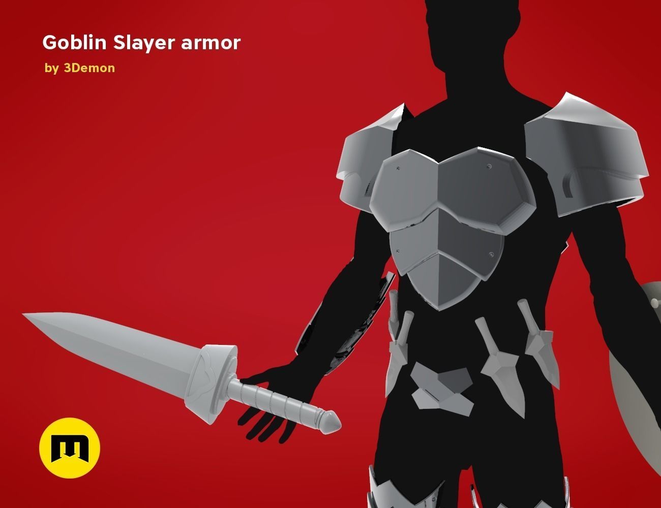 Goblin Slayer Armor and Weapons 3D print model_11