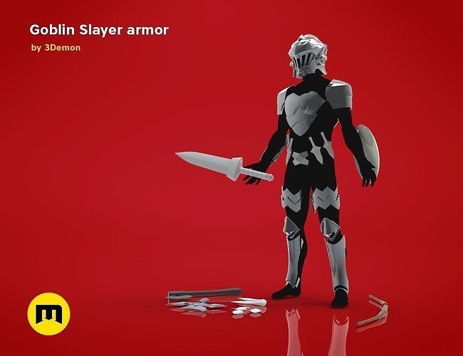 Goblin Slayer Armor Weapons and Helmet 3D Model Collection