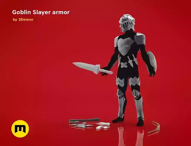 Goblin Slayer Armor Weapons and Helmet 3D Model Collection