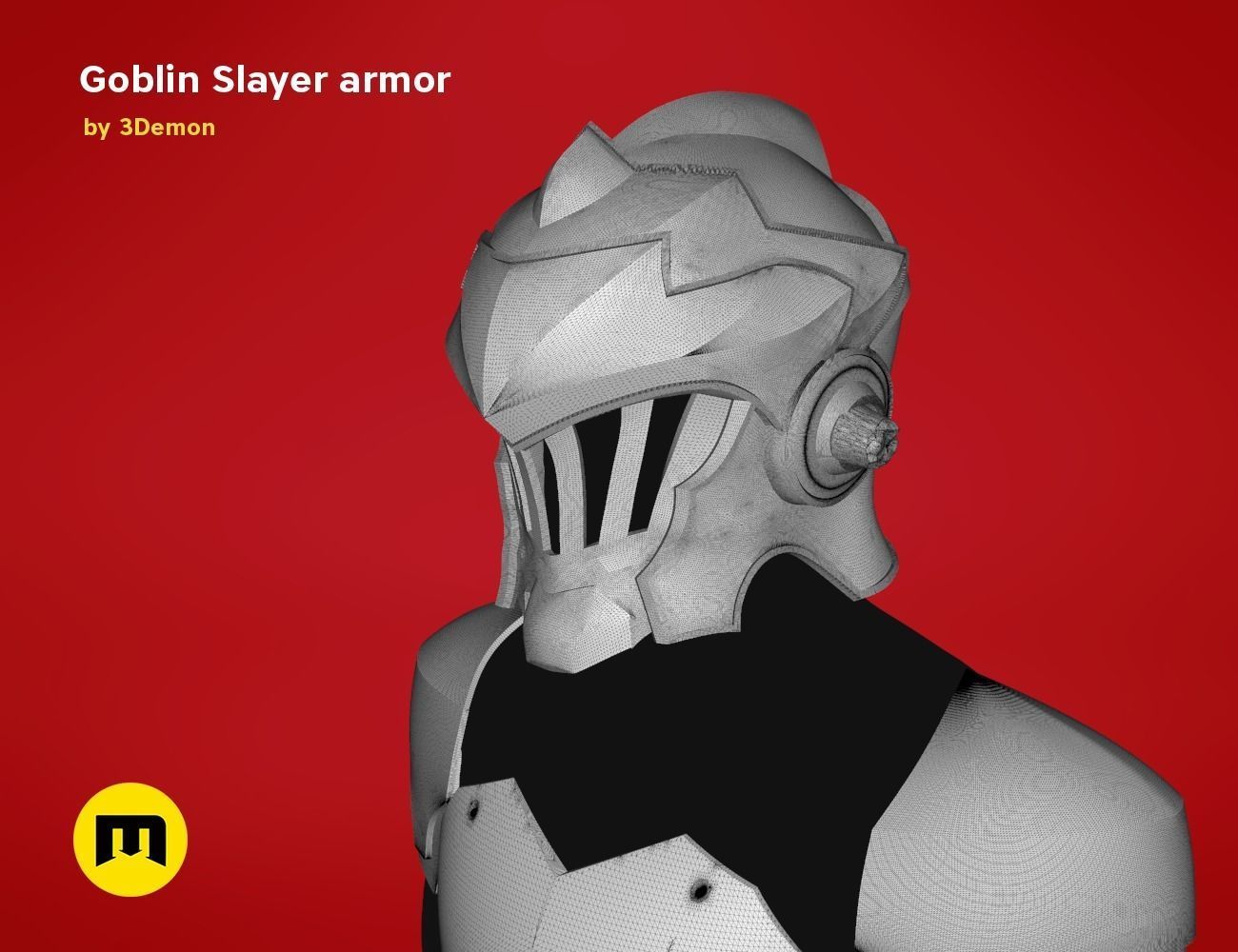Goblin Slayer Armor Weapons and Helmet 3D Model Collection_20