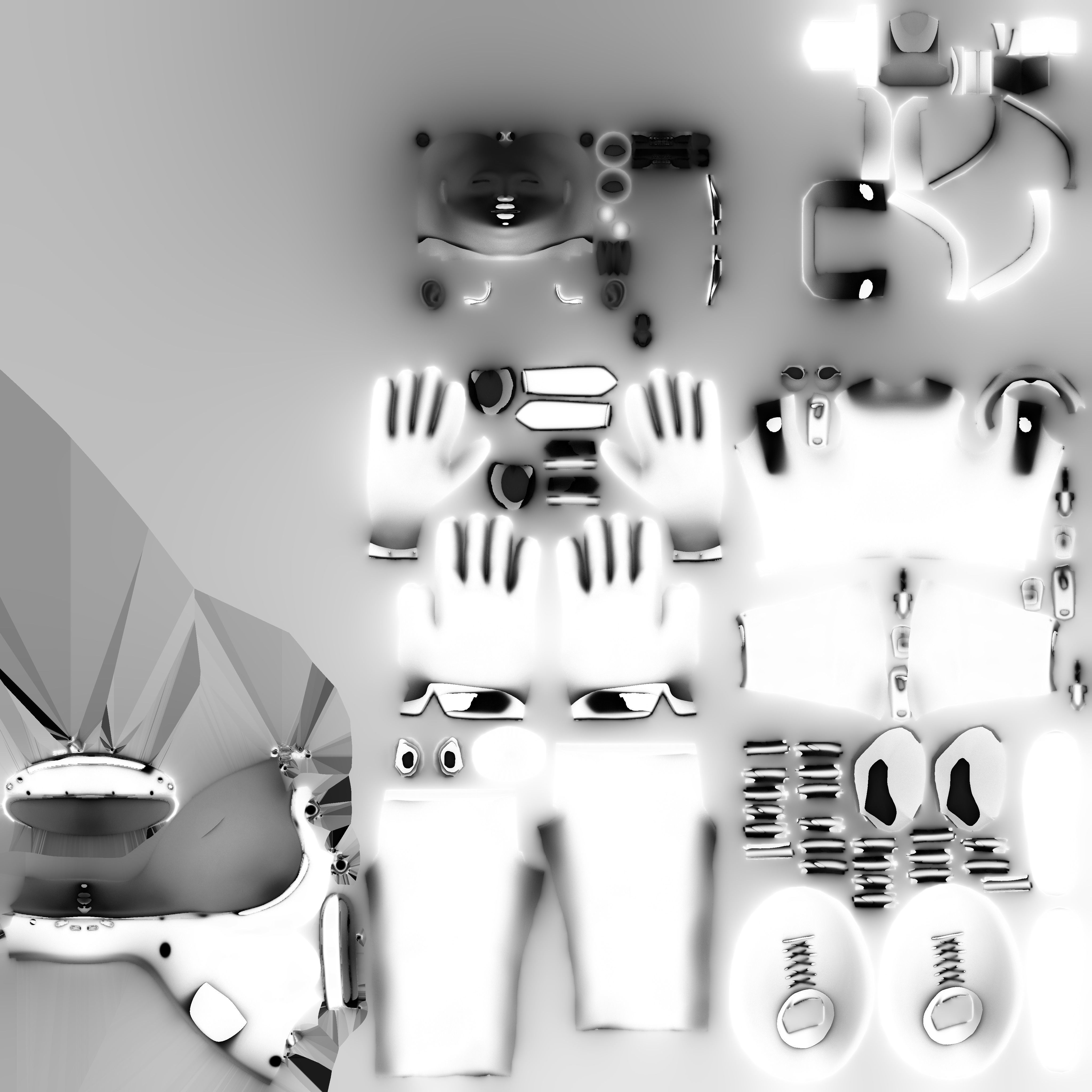 INDYCAR with driver Free low-poly 3D model_44