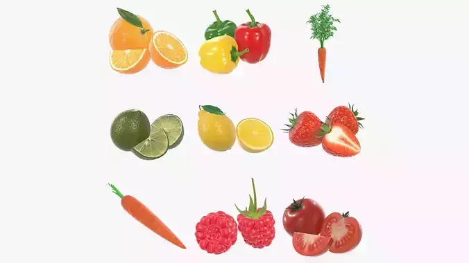 Food Vol 01 3D Model Collection