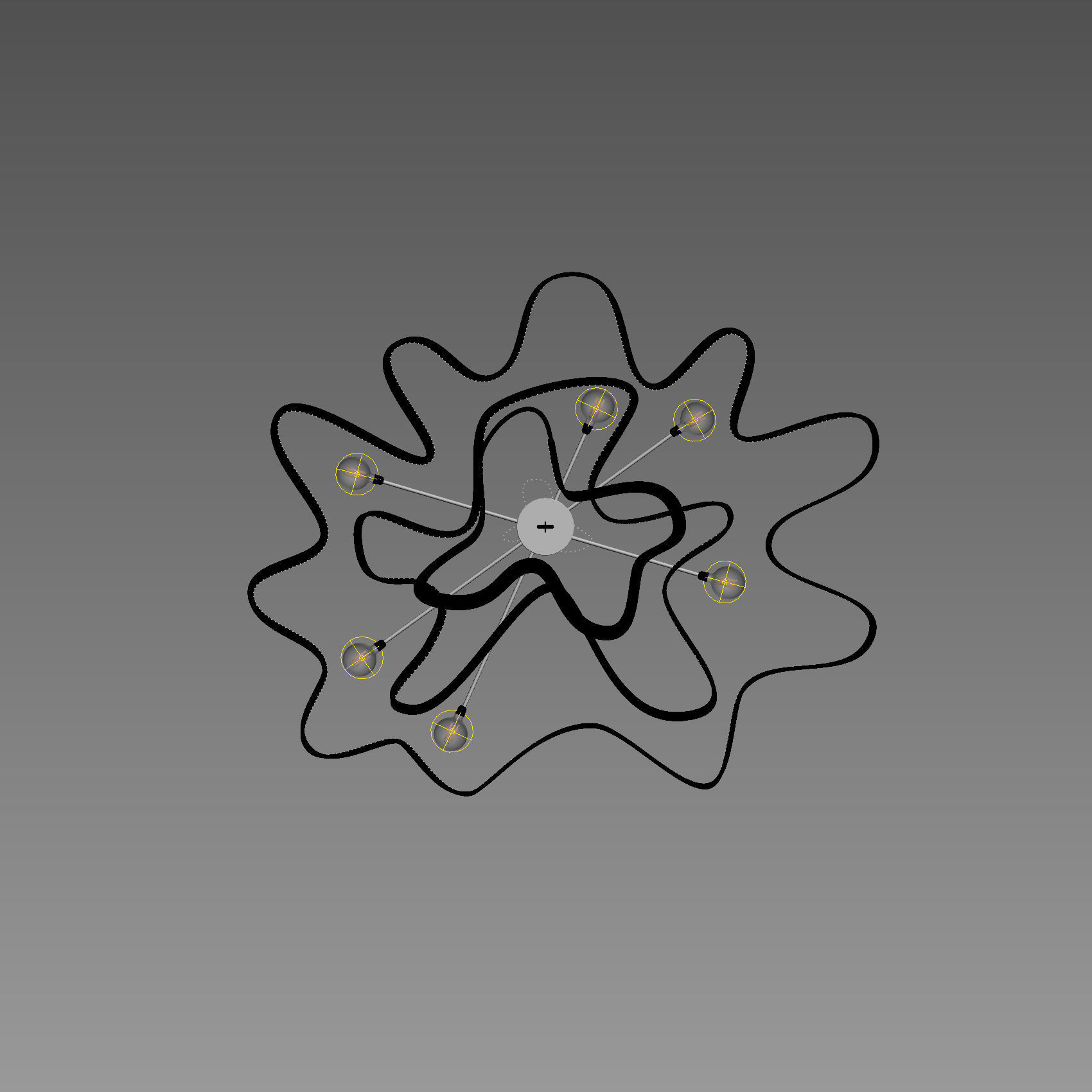 Terzani Atlantis Chandelier 3D model_3