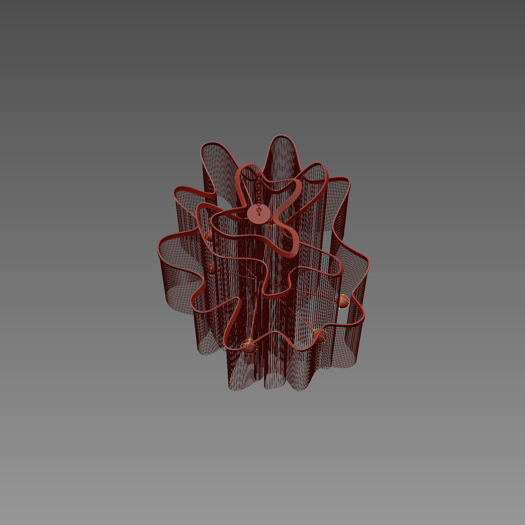 Terzani Atlantis Chandelier 3D model_6