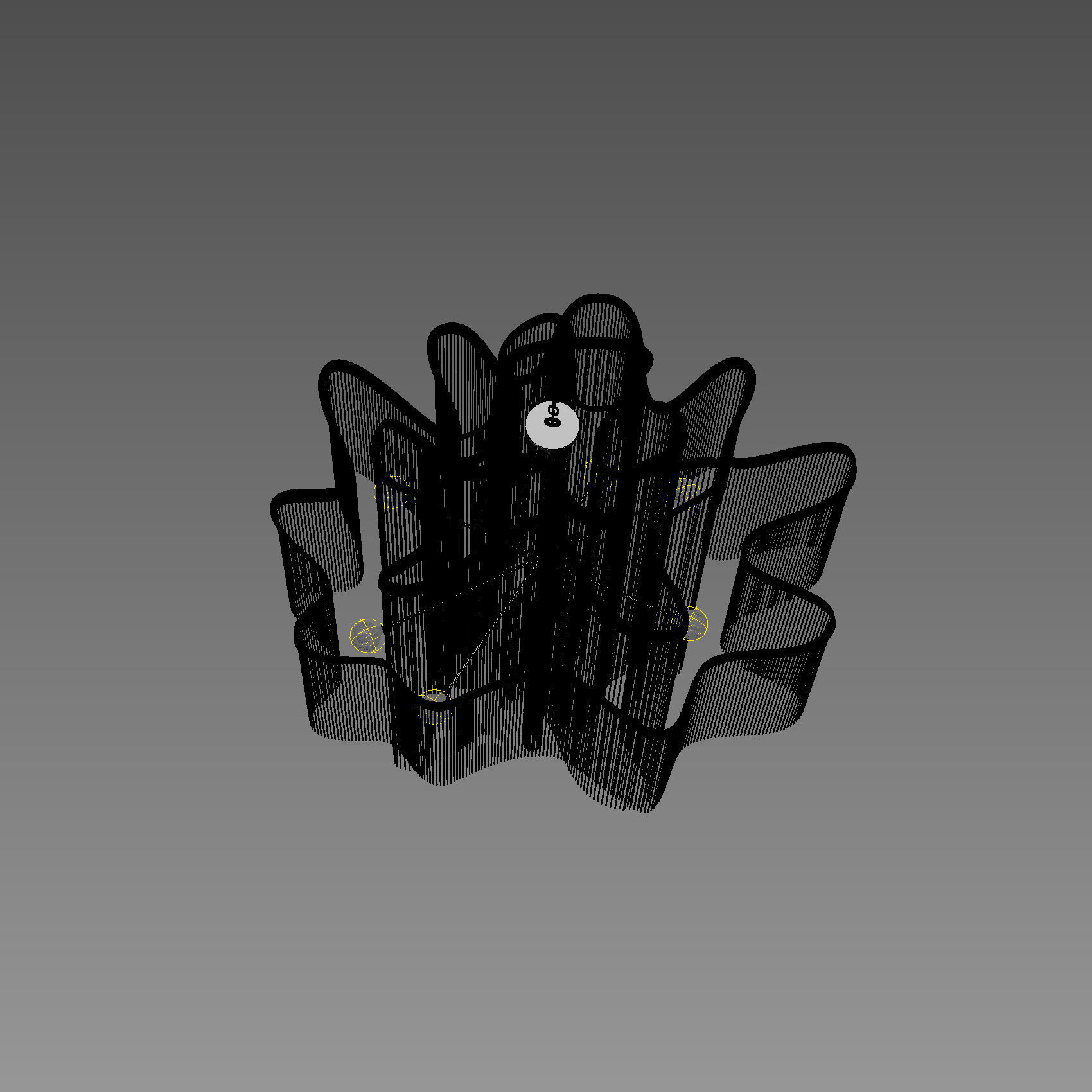 Terzani Atlantis Chandelier 3D model_13