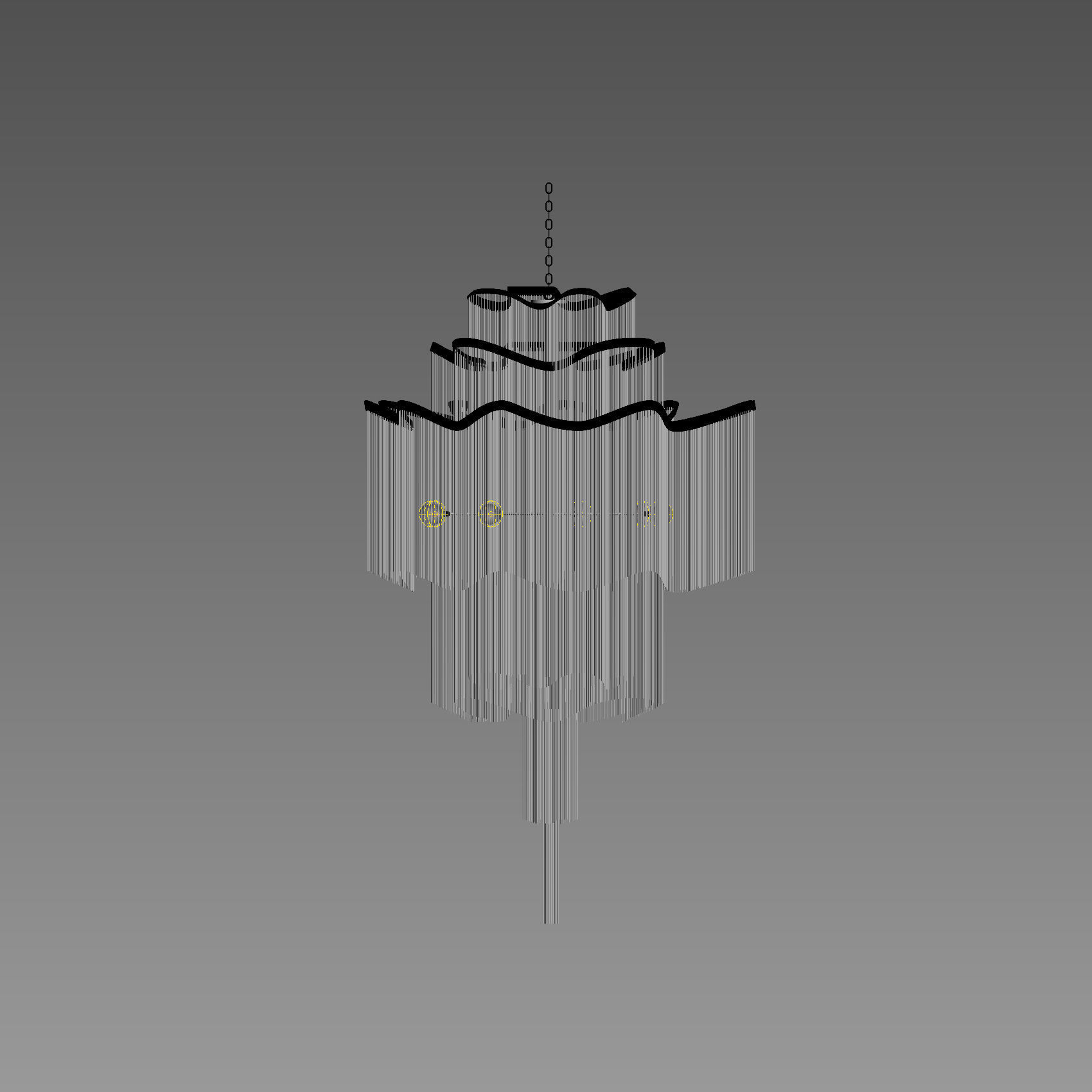 Terzani Atlantis Chandelier 3D model_1