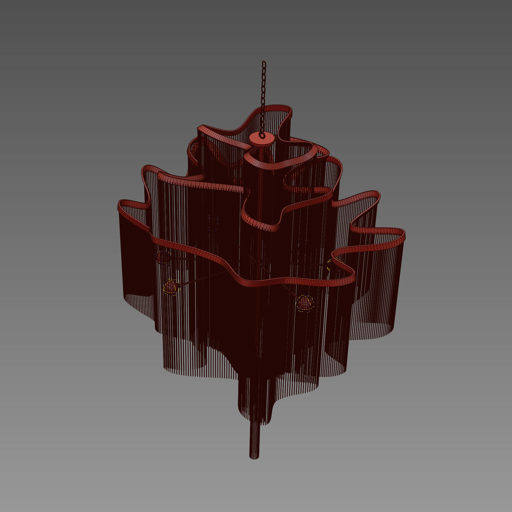 Terzani Atlantis Chandelier 3D model_7