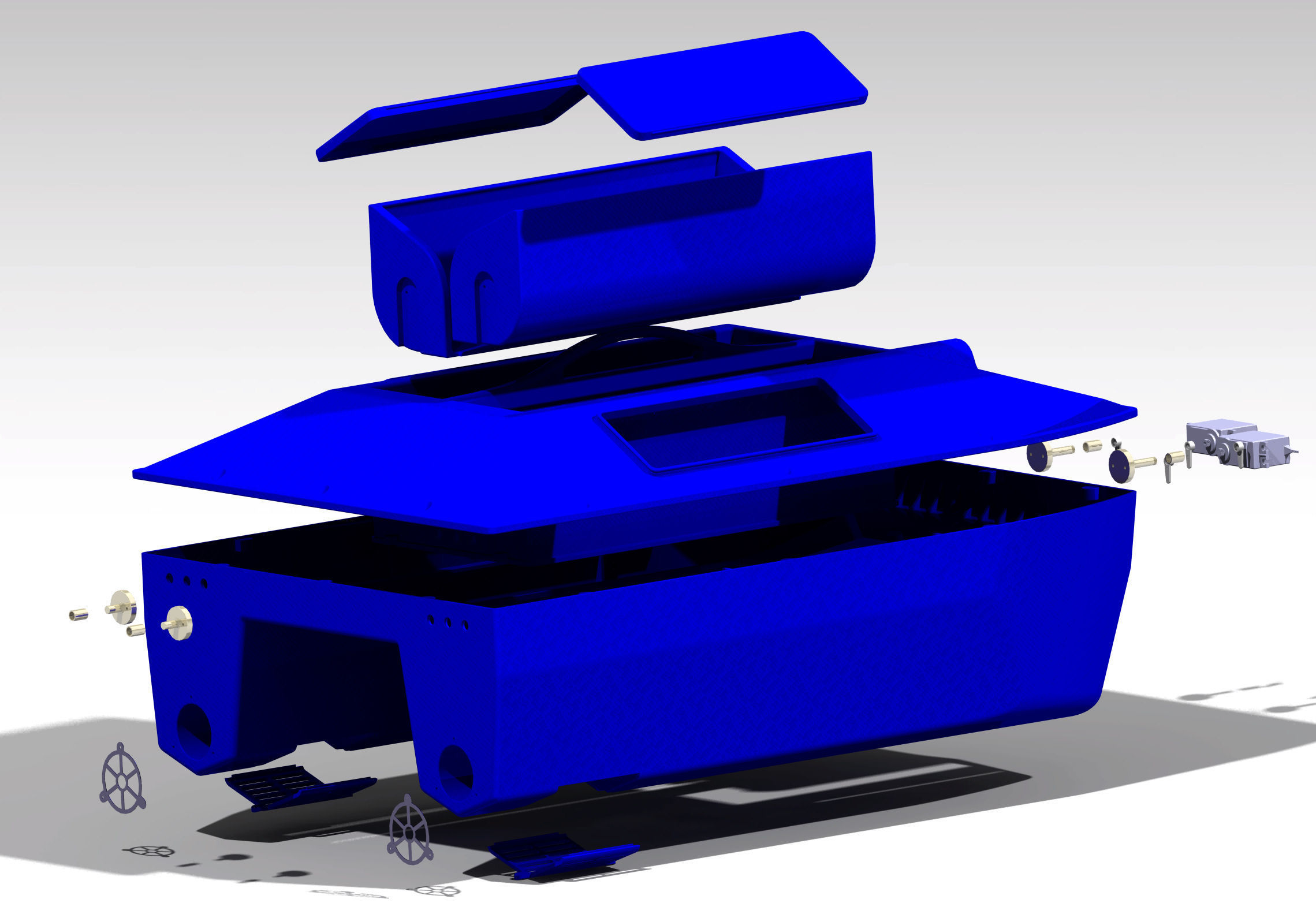 Large format Bait boat for carpfishing DIY 3d model 3D print model_5