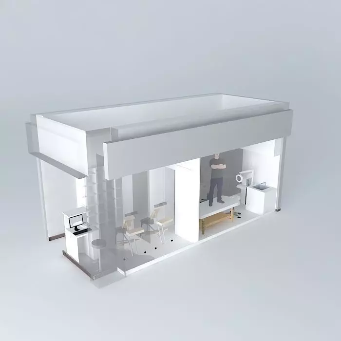 mini spa in splendid china tower scarbrough toronto ontario Free 3D model_0